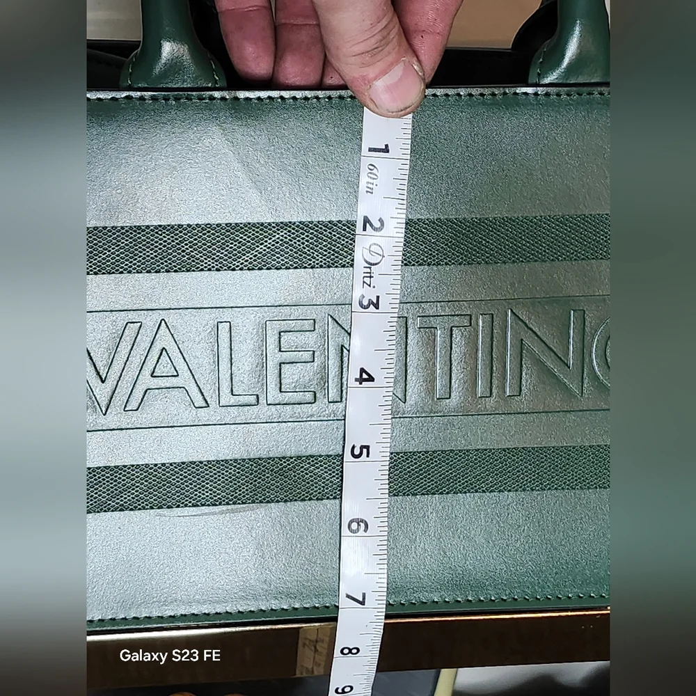 Beautiful Dark Green Valentino Handbag - Picture 9 of 10